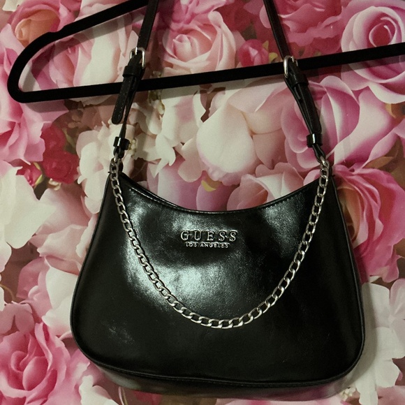 Black leather purse GUESS bag - Picture 3 of 6